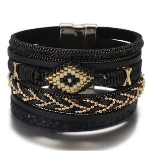 NEW - Women' Evil Eye Cuff Bracelet